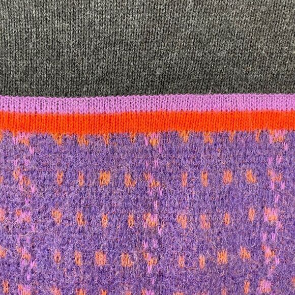 Sportmax by MaxMara Fairisle Jacquard Wool/ Angora/ Mohair Sweater Dress Size S - Picture 7 of 9